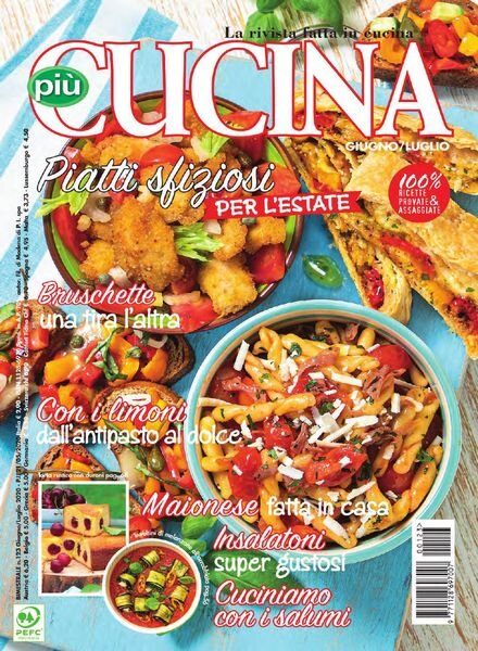 piuCUCINA – Giugno-Luglio 2020 Cover