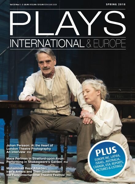 Plays International & Europe – Spring 2018 Cover