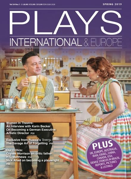 Plays International & Europe – Spring 2019 Cover