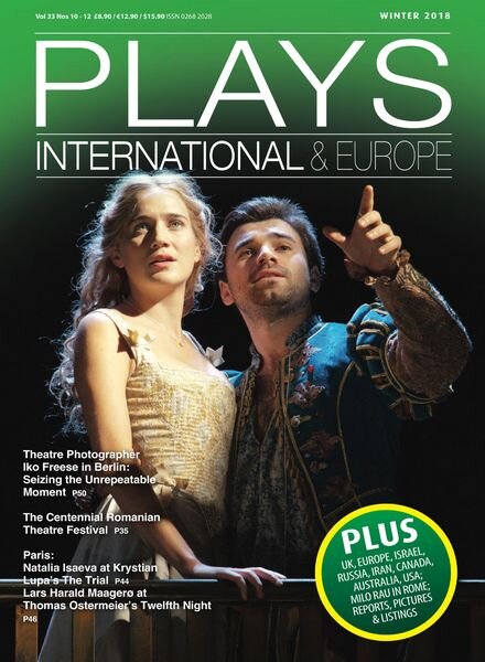Plays International & Europe – Winter 2018 Cover