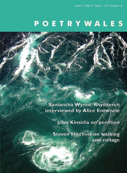 Poetry Wales – Autumn 2012 48.2 Cover