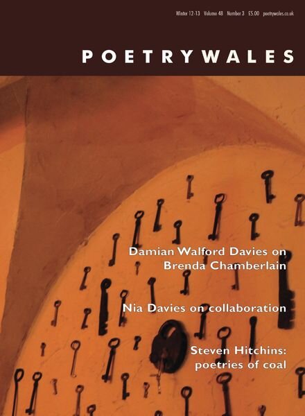Poetry Wales – Winter 2012 48.3 Cover