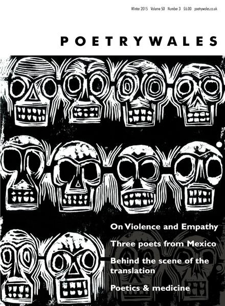 Poetry Wales – Winter 2015 50.3 Cover