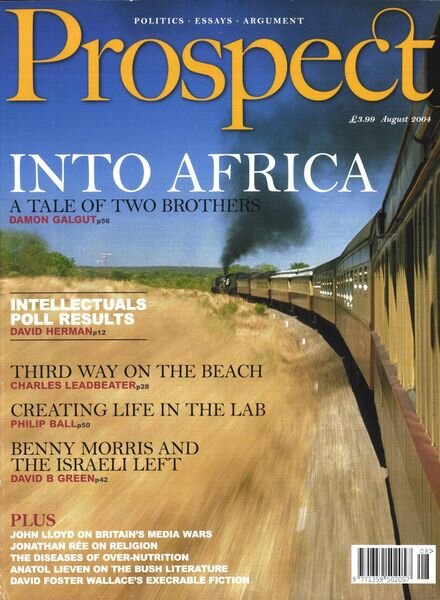 Prospect Magazine – August 2004 Cover