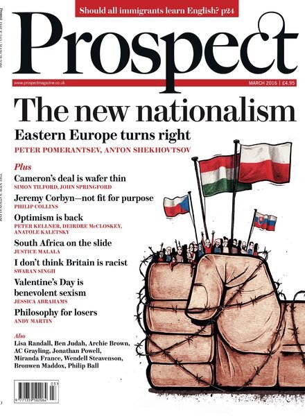 Prospect Magazine – March 2016 Cover