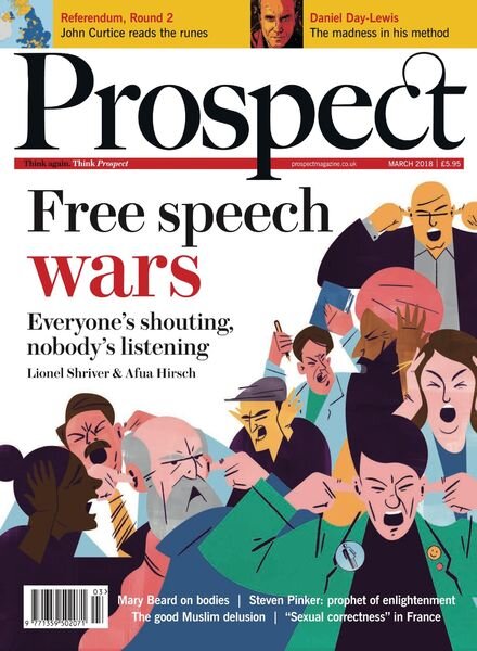 Prospect Magazine – March 2018 Cover