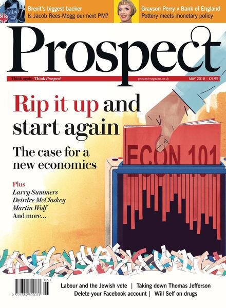 Prospect Magazine – May 2018 Cover