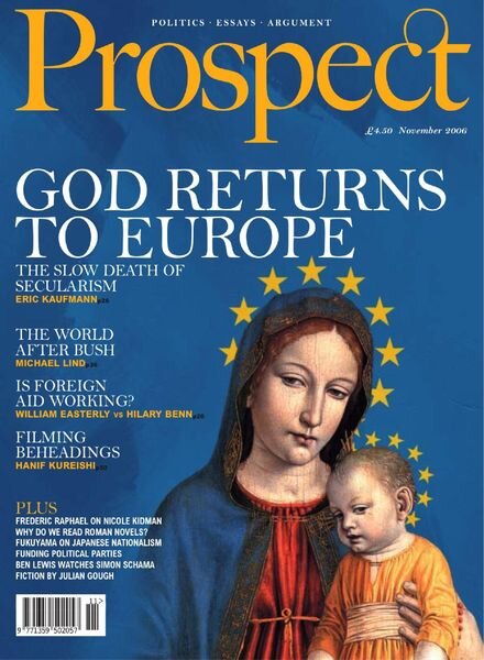 Prospect Magazine – November 2006 Cover