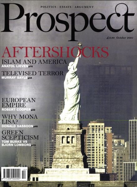 Prospect Magazine – October 2001 Cover