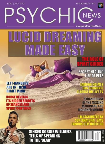 Psychic News – July 2019 Cover