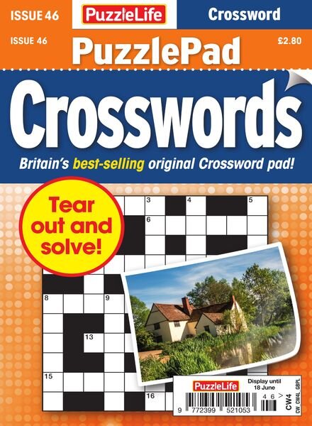 PuzzleLife PuzzlePad Crosswords – Issue 46 – May 2020 Cover