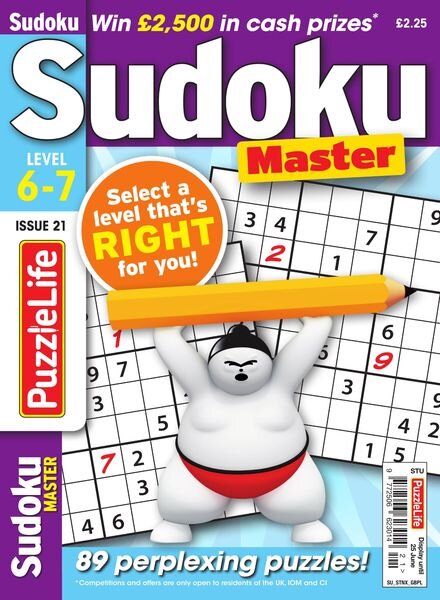 PuzzleLife Sudoku Master – May 2020 Cover