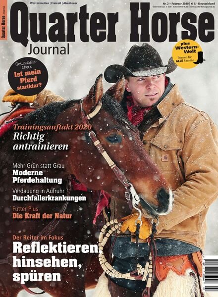 Quarter Horse Journal – Februar 2020 Cover