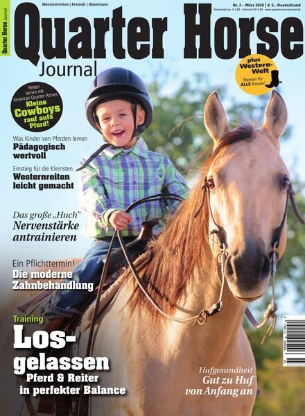 Quarter Horse Journal – Marz 2020 Cover