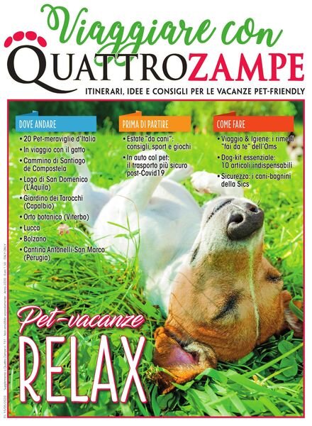 QuattroZampe – luglio 2020 Cover