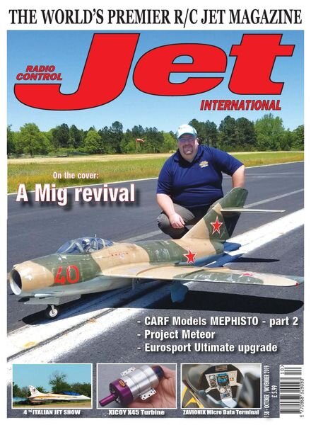 Radio Control Jet International – Issue 158 – October-November 2019 Cover