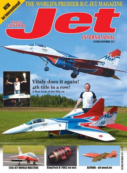 Radio Control Jet International – October-november 2017 Cover