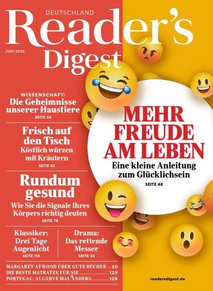 Reader’s Digest Germany – Juni 2020 Cover