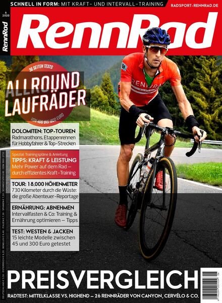 RennRad – Juni 2020 Cover