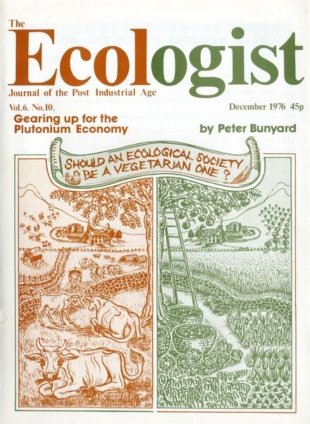 Resurgence & Ecologist – Ecologist, Vol 6 N 10 – Dec 1976 Cover