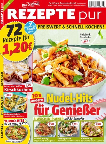 REZEPTE pur – 10 Juni 2020 Cover
