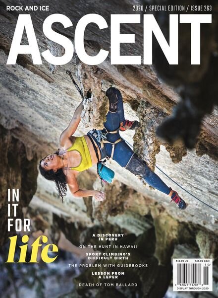 Rock and Ice – Issue 263 – Special Edition Ascent – April 2020 Cover