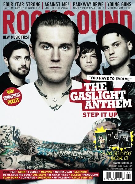 Rock Sound Magazine – July 2010 Cover