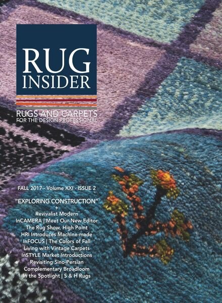 Rug Insider Magazine – Fall 2017 Cover