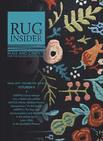 Rug Insider Magazine – Winter 2019 Cover
