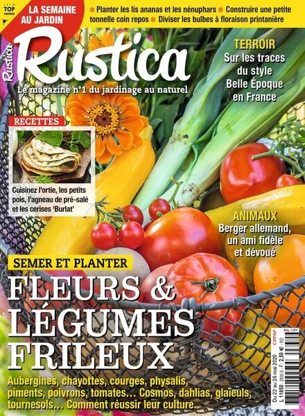 Rustica – 22 mai 2020 Cover