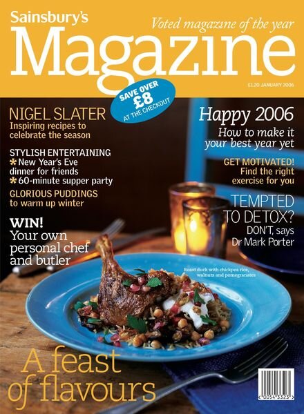 Sainsbury’s Magazine – January 2006 Cover