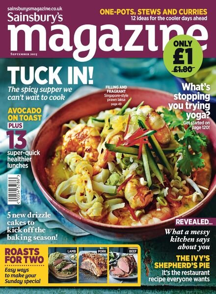 Sainsbury’s Magazine – September 2015 Cover