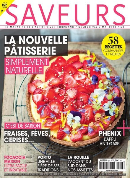 Saveurs France – Mai 2020 Cover