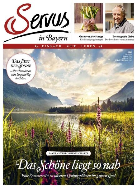 Servus in Bayern – Juni 2020 Cover