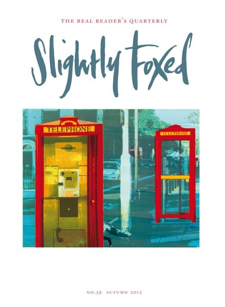 Slightly Foxed – Autumn 2013 Cover