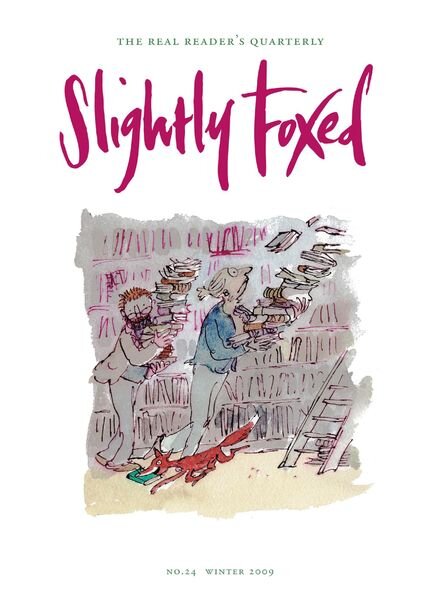 Slightly Foxed – Winter 2009 Cover