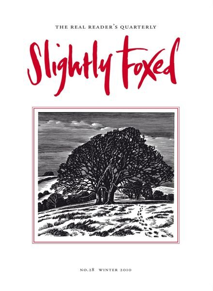 Slightly Foxed – Winter 2010 Cover