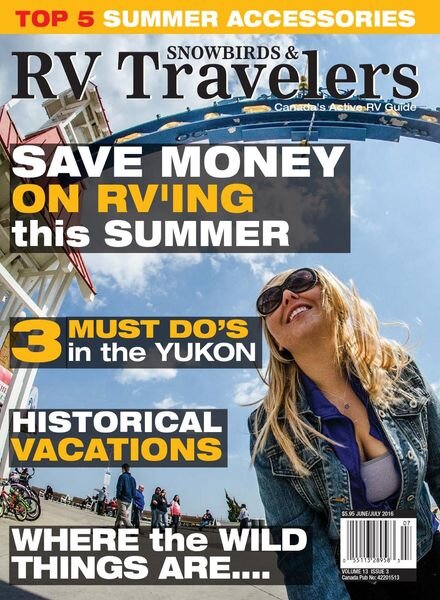 Snowbirds & RV Travelers – June-July 2016 Cover