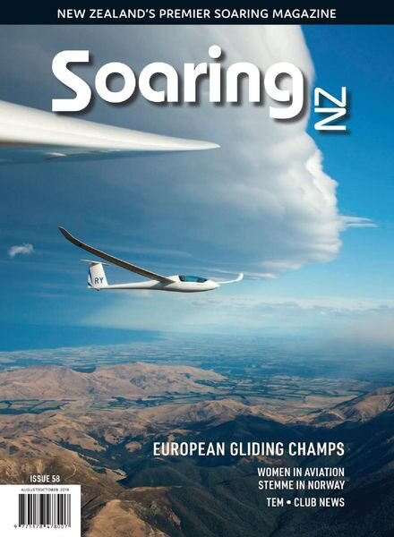 SoaringNZ – Issue 58 August-October 2019 Cover