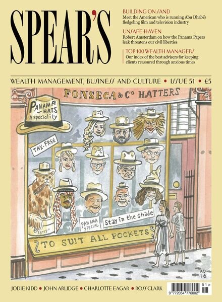 Spear’s – July-August 2016 Cover