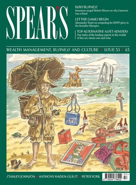 Spear’s – november- December 2016 Cover