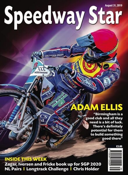 Speedway Star – August 31, 2019 Cover