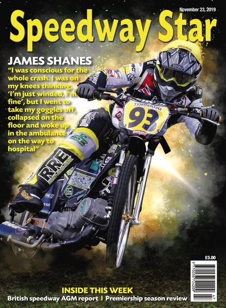 Speedway Star – November 23, 2019 Cover