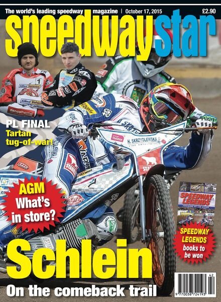 Speedway Star – October 17, 2015 Cover