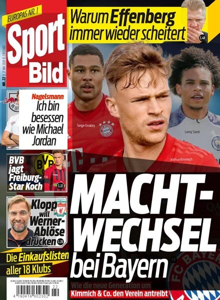Sport Bild – 27 Mai 2020 Cover