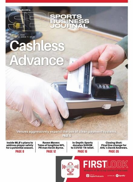 SportsBusiness Journal – 18 May 2020 Cover