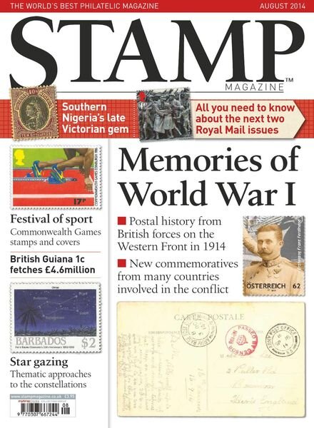 Stamp Magazine – August 2014 Cover