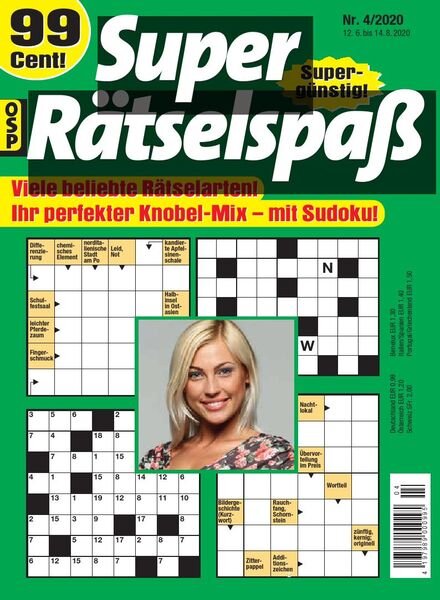 Super Ratselspass – Nr.4, 2020 Cover