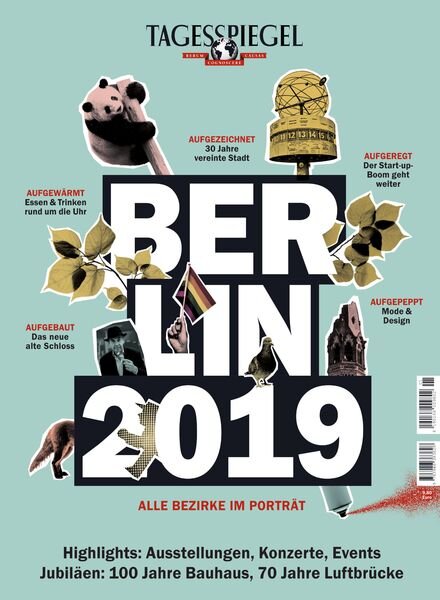 Tagesspiegel Freizeit – Berlin 2019 – Januar 2019 Cover