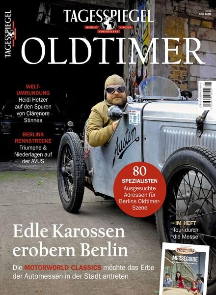Tagesspiegel Freizeit – Oldtimer – September 2015 Cover